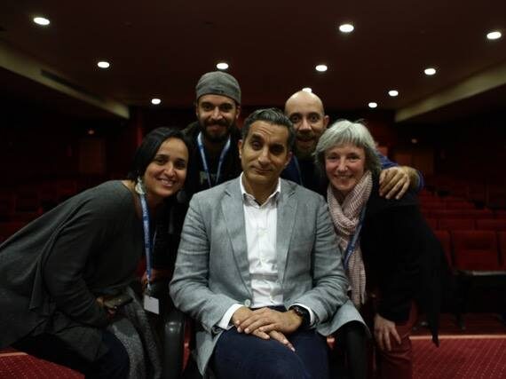 Dreh mit Bassem Youssef in Tunis
