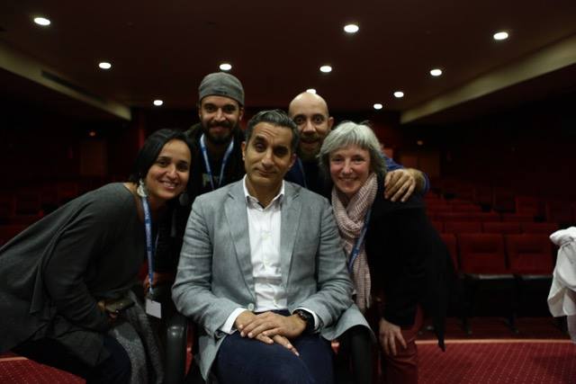 Dreh mit Bassem Youssef in Tunis