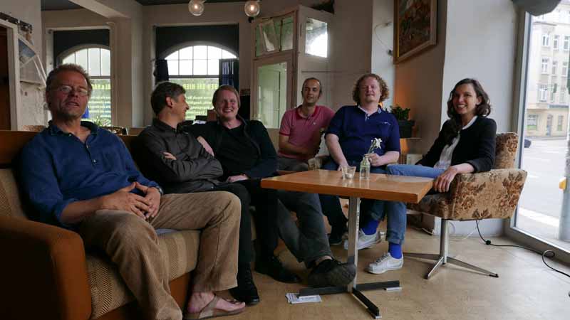 Gesprächsrunde im Kulturzentrum Lokomov, Chemnitz