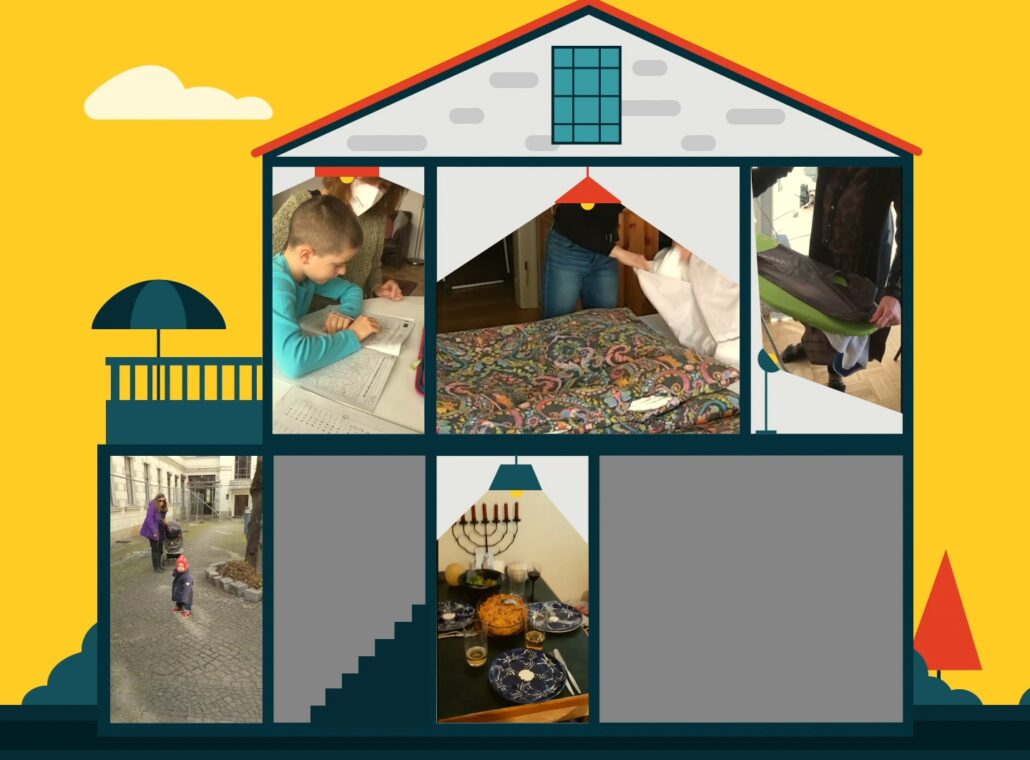 Das Haus der Sorge - mit Bildern der Initiative Care.Macht.Mehr