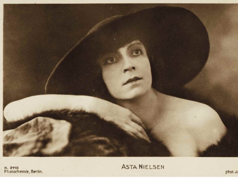 Die Schauspielerin Asta Nielsen